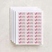 "Bright Butterfly" - Custom Name Labels in Bubblegum by Karidy Walker - Full Sheet