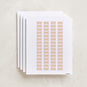 "Daisys" - Custom Name Labels in Daisy by Little Print Design - Full Sheet