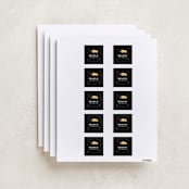 "Rocket Blast" - Custom Name Labels in Space by chocomocacino - Full Sheet