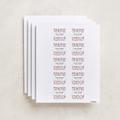"Confetti Sprinkle" - Custom Name Labels in Gumdrops by Up Up Creative - Full Sheet