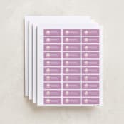"cupcake" - Custom Name Labels in Orchid by Jessica Ogden - Full Sheet