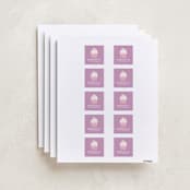 "cupcake" - Custom Name Labels in Orchid by Jessica Ogden - Full Sheet