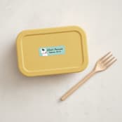 "Frenchie" - Custom Name Labels in Mint by Susan Asbill - In Use