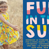 "Fun Sun" - Children's Birthday Party Invitations in Carribean by Baumbirdy - Detail