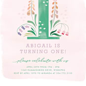 "Number One Bug" - Children's Birthday Party Invitations in Jade by Eve Schultz - Detail