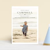 "Lovely" - Children's Birthday Party Invitations in Pebble by Kasia Labocki - Front