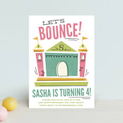 "Let's Bounce" - Children's Birthday Party Invitations in Fairy by Jessie Steury - Front