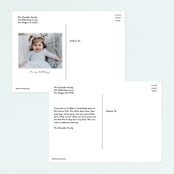 "Lumber Bears" - Children's Birthday Party Invitations in Kraft by Jennifer Wick - Back of Card Options