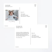 "Buzzing Beehive" - Children's Birthday Party Invitations in Daisy by Karidy Walker - Back of Card Options
