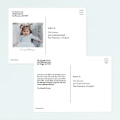 "At The Playground" - Children's Birthday Party Invitations in Ketchup by Erica Krystek - Back of Card Options
