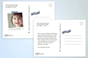 "Off to Join the Circus" - Children's Birthday Party Invitations in Navy by Amber Barkley - Back of Card Options