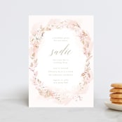 "kiddies crown" - Children's Birthday Party Invitations in Blush by Phrosné Barwood - Front