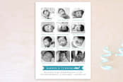 "12 Months" - Children's Birthday Party Invitations in Teal by Katie Speelman - Front