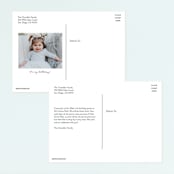 "Retro Cassette " - Children's Birthday Party Invitations in Fuchsia by Erica Krystek - Back of Card Options