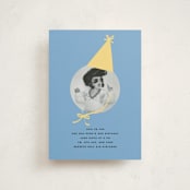 "birthday hat" - Children's Birthday Party Invitations in Lemon by Jennifer Lew - Front