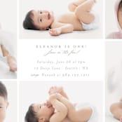 "Join in the fun!" - Children's Birthday Party Invitations in Cloud by Hudson meet Rose - Detail