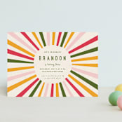 "Color Burst" - Children's Birthday Party Invitations in Gumdrop by Iveta Angelova - Front