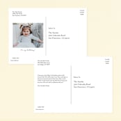 "Disney and Pixar birthday Buzz" - Children's Birthday Party Invitations in Night Sky by Katie Zimpel - Back of Card Options