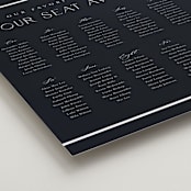 "Luster" - Custom Seating Charts in Ocean by Stacey Meacham - Detail