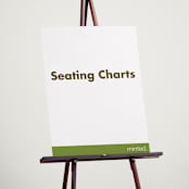 "Portrait Custom" - Custom Seating Charts in Charcoal by Minted Custom - In Use