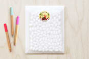 "Rollin'" - Custom Stickers in Maize by Erica Krystek - Front