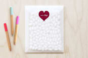 "Mod Cat" - Custom Stickers in Fuchsia by Marabou Design - Front