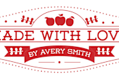 "Made With Love Jar Label" - Custom Stickers in Red Delicious by Megan Kelso - In Use