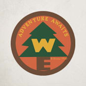 "Disney Pixar's Up Wilderness Adventure" - Custom Stickers in Paradise by Kamala Nahas - Front