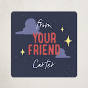 "Disney and Pixar Toy Story Friendship Story" - Custom Stickers in Intergalactic by Leia Matt - Front
