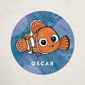 "Disney and Pixar's Finding Nemo Fin-tastic" - Custom Stickers in Ocean by Pixel and Hank - Front