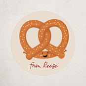 "Knots About You" - Custom Stickers in Dough by Erica Krystek - Front