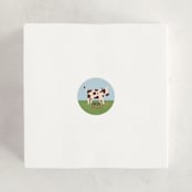 "Moo-velous friend" - Custom Stickers in Brown Cow by Sherley Ferreira - In Use