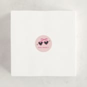 "Heart Eyes Sunglasses" - Custom Stickers in Bubblegum by Olivia Goree - In Use