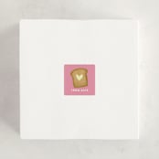 "Butter Friend" - Custom Stickers in Flamingo by Jackie Crawford - In Use