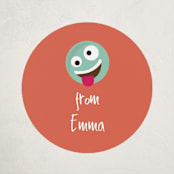 "So Sigma" - Custom Stickers in Candy by Caroline Harberd - Front