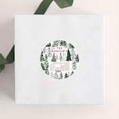 "Airstream Holidays" - Custom Stickers in Frost by Baumbirdy - Front