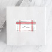 "Fun plaid" - Custom Stickers in Plaid by Creo Study - Front