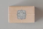 "Perfect Gift" - Custom Stickers in Charcoal by Tatiana Nogueiras - Front