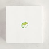 "Iguana Love" - Custom Stickers in Grass by Jessie Steury - In Use