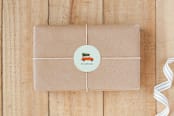 "tree lot" - Custom Stickers in Marmalade by Joyce Pinheiro - Front