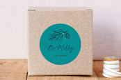 "Nature Glow" - Custom Stickers in Aqua by Daniela - Front