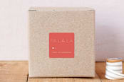 "Fa la la la la" - Custom Stickers in Coral by Joyce Pinheiro - Front