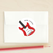"Rock My World" - Custom Stickers in Cherry by Olivia Goree - Front