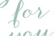 "Just for You" - Custom Stickers in Mint by Chelsey Scott - In Use