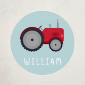 "loads of fun" - Custom Stickers in Massey Ferguson by Hudson meet Rose - Front