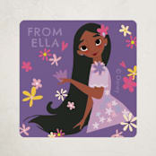 "Isabela" - Custom Stickers in Violet by Angela Thompson - Front