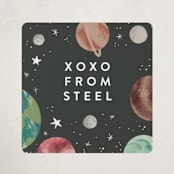 "Out of this world rocket" - Custom Stickers in Sunshine by Alethea and Ruth - Front