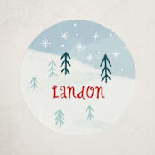 "Snow Glad" - Custom Stickers in Cherry by Pixel and Hank - Front