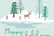 "WinterLand" - Custom Stickers in Aqua by Sharon O. - In Use