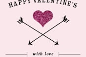 "Heart and Arrows" - Custom Stickers in Strawberry by Stacey Meacham - In Use
